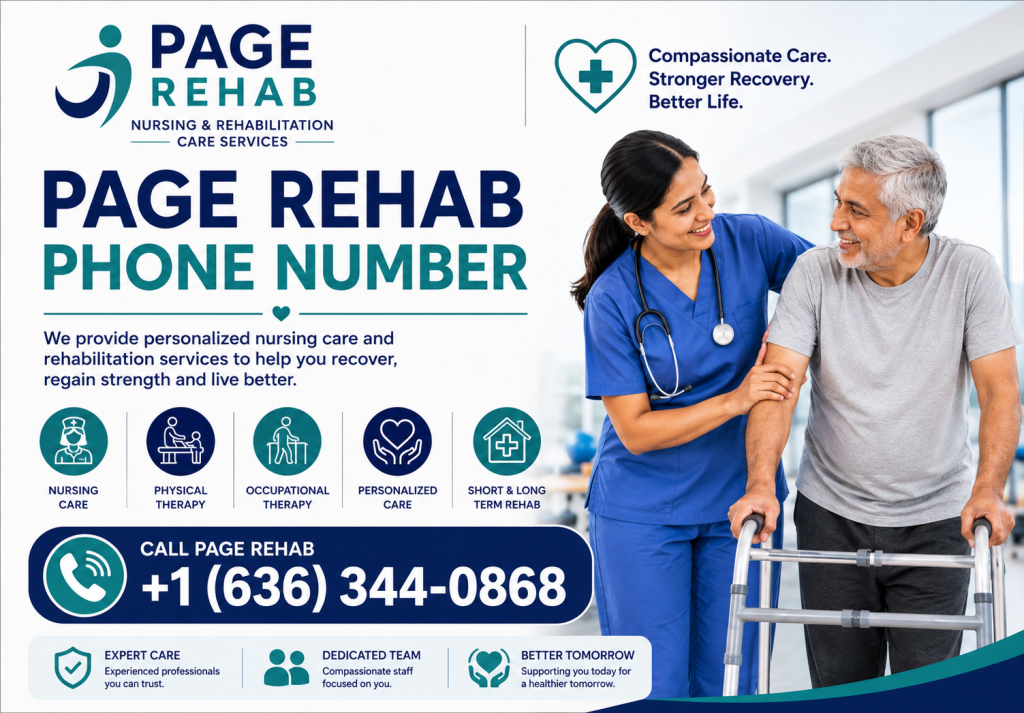 Page Rehab Phone Number